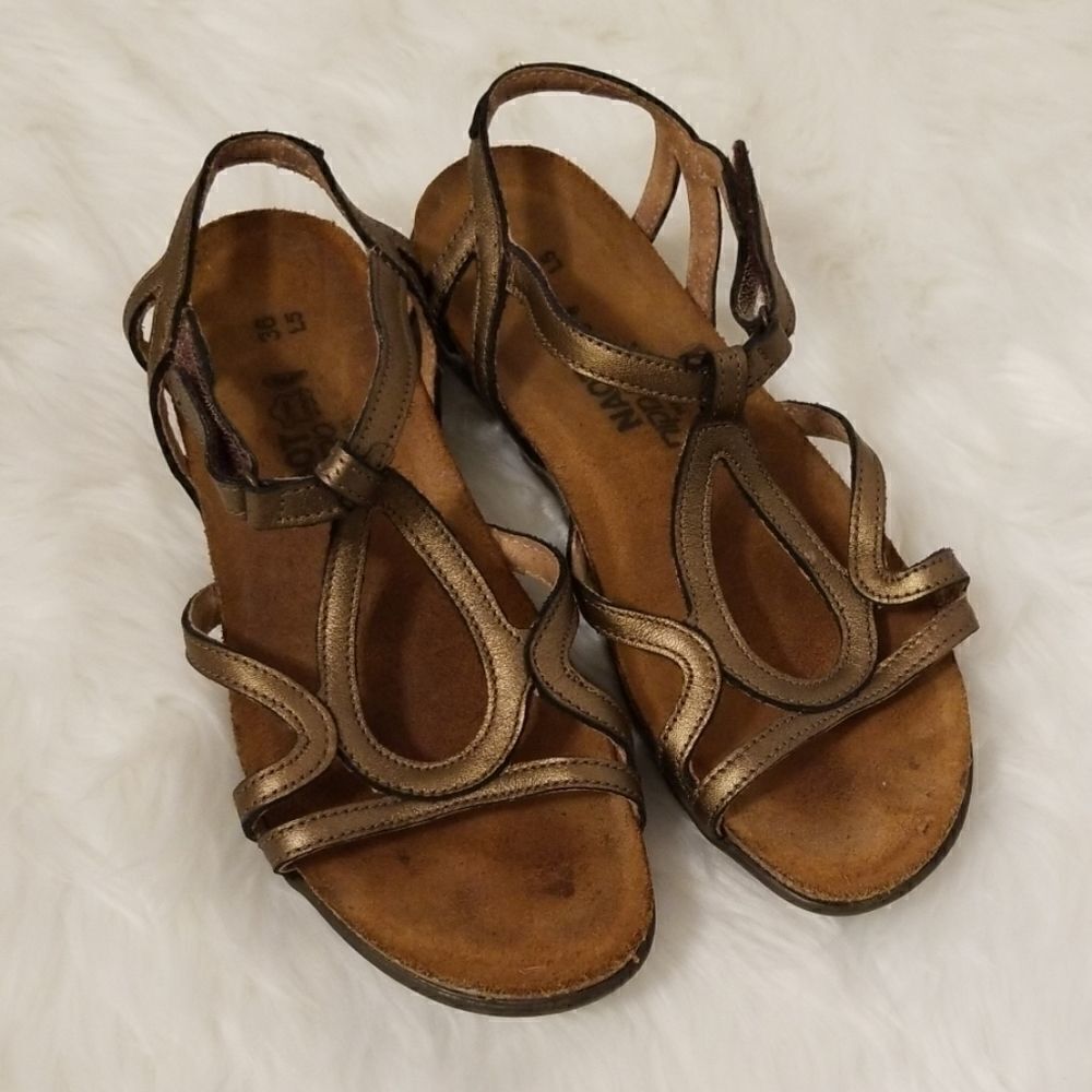 Naot cork and leather sandals